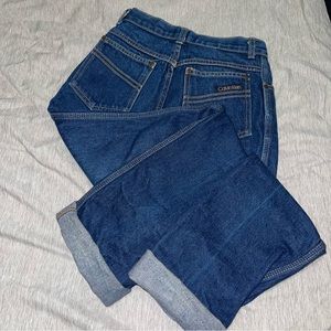 vintage Calvin Klein hi rise straight leg jeans